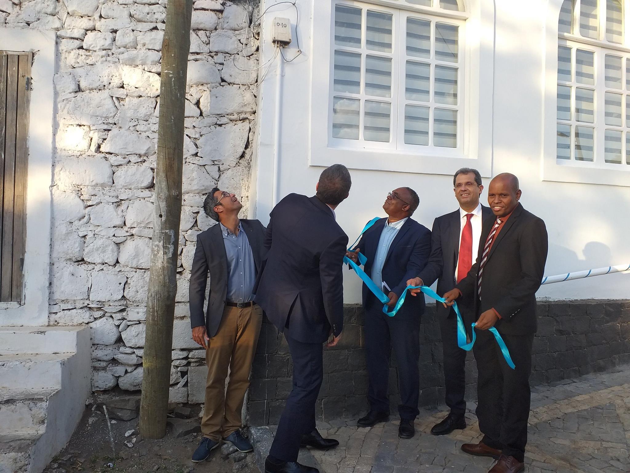 PCA da ARME participa na inauguração da SV4D -CV KONEKTA na Cidade Velha